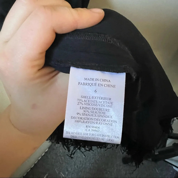 Theory Flapper Fringe Dress, size 6 - Picture 9 of 10